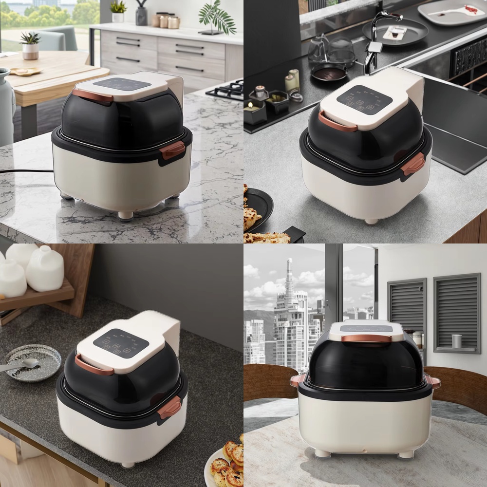 Air Fryer 5L Digital - OUSHENG 5L Bezolejowa Frytkownica Elektryczna z