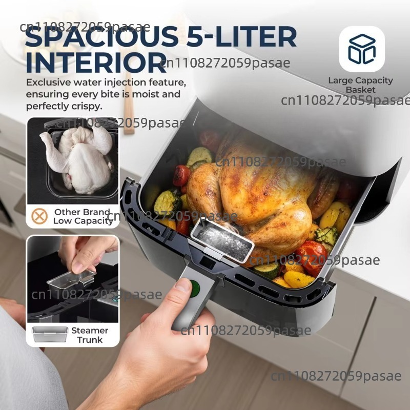 Cyfrowa frytkownica beztłuszcz – Air Fryer 5L Digital recenzja i cena