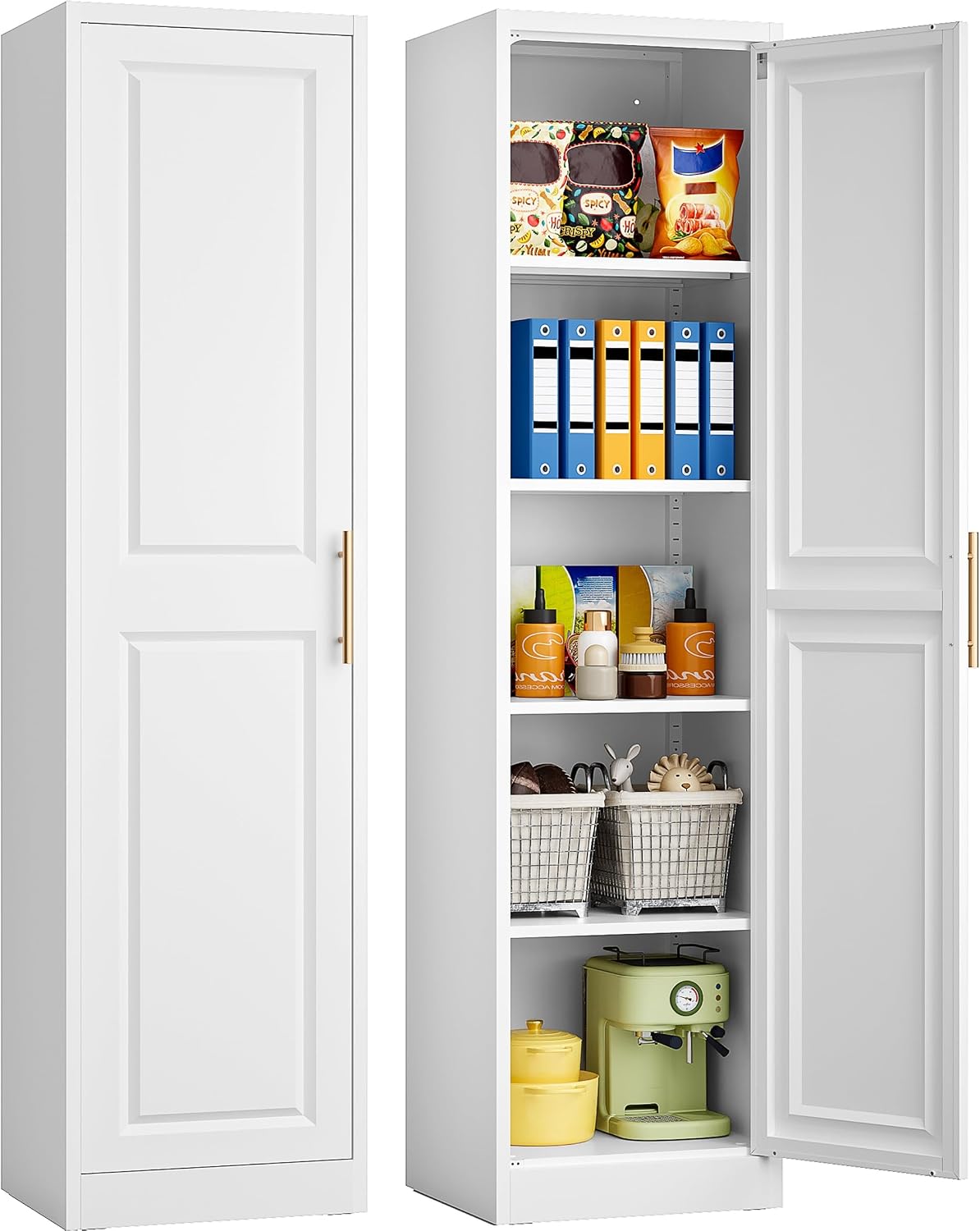 Wysoka, wąska szafka do przech – Kitchen Appliances Cabinet recenzja i cena